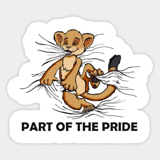 Part of the pride Sticker